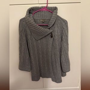 Cable knit sweater